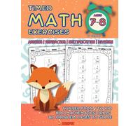 Math Exercises Book for 2nd grade, 7-8 age, Work Practice Problems with Answer Key and Timed Test Worksheets: Addition, Subtraction, Multiplication ... Print, Arithmetic Drills, Learn by repetit