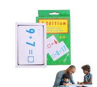 Math Flash Cards - Addition Subtraction Multiplication Division - Educational Toy for Preschool Kindergarten 1-3nd Grades Students, Kids, Teens to Practice Math