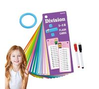 Math Flash Cards - Deck de conteo Educativo, Paquete de Estudio aritmético | Conjunto de Herramientas de Aprendizaje Interactivo, Kit de práctica de números Coloridos, recurso en el Aula para niños