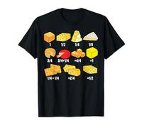 Math Fraction Cheese Teacher Cute Learning Classroom Idea Camiseta