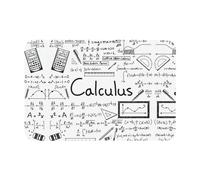 Math Geek - Alfombrilla de baño de diatomeas con impresión de cálculo, antideslizante, 23.6 x 15.7 pulgadas, fácil de almacenar, alfombrillas de baño para baño y cocina