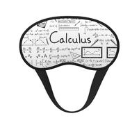 Math Geek - Antifaz para dormir con estampado de cálculo geek, cubierta contorneada para dormir de lado, banda elástica ajustable