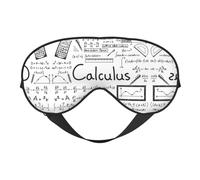 Math Geek - Máscara de dormir con diseño de cálculo geek, bloqueo de luz, perfecto para viajes, yoga, siesta, correa totalmente ajustable