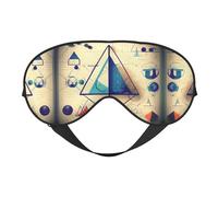 Math Geek - Máscara de dormir unisex con impresión de cálculo geek, máscara de ojos de doble cara, ideal para un sueño profundo y cuidado de la piel