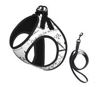Math Geometry Geek - Arnés de verano para perro con estampado de cálculo, chaleco suave y ligero, arnés transpirable para mascotas reflectante para caminar fácilmente