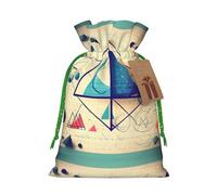 Math Geometry G olsa de Navidad con impresión de cálculo geek, paquete de vacaciones de primera calidad, embalaje festivo de Navidad con diseños alegres