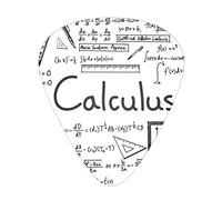 Math Geometry Geek Calculus Advanced púa de guitarra 12 piezas Tres grosores para bajo, guitarra eléctrica, funda para guitarra acústica