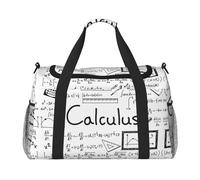 Math Geometry G alculus - Bolsa de viaje de mano grande reutilizable, ideal para camping, deportes, gimnasio y actividades al aire libre