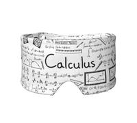 Math Geometry G alculus Print - Orejeras para dormir - Diadema transpirable ajustable para yoga, viajes, mantiene el calor y sombreado