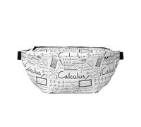 Math Geometry Geek Calculus - Riñonera ajustable para hombres y mujeres, correr, senderismo, escalada, gimnasio, bicicleta estática, etc., Black, Talla única
