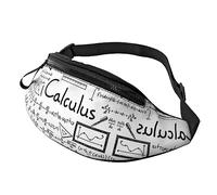 Math Geometry Geek Calculus - Riñonera para correr, senderismo, viajes, entrenamiento, perro, caminar, deporte, pesca, riñonera, Black, Talla única