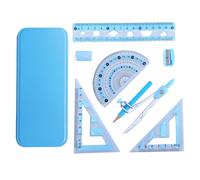 Math Geometry Kit | Geometry Tool Set | Geometry Protractor and Compass | Geometry Ruler and Triangles, Educational Geometry Kit, Geometry Instruments Set, Precision Geometry Tools