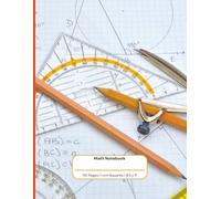 Math Graph Notebook 1 cm Squares - Large 8.5 × 11 in Paper for Geometry and STEM Students | Orange Edition: Classic Math Notebook with 1 cm Grid Lines ... | Part of the Aisha Tan Education Series