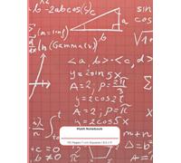 Math Graph Notebook 1 cm Squares - Large 8.5 × 11 in Paper for Students and Teachers | Red Edition: Classic Math Notebook with 1 cm Grid Lines | ... | Part of the Aisha Tan Education Series