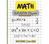 Math Graph Paper Notebook: We Grow Learners, Carmichael Elementary School