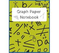 Math Grid Journal: 125-page elementary squared notebook for math, art, or just notetaking
