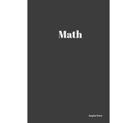 Math Hardcover Notebook for Students: | Graph Paper Notebook for Students & Teachers | 6x9 inches, 80 Pages of Grid Paper | Gray Matte HardCover | Ideal for School & College Use