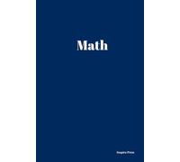 Math Hardcover Notebook for Students: | Graph Paper Notebook for Students & Teachers | 6x9 inches, 80 Pages of Grid Paper | Navy Blue Matte HardCover | Ideal for School & College Use