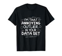 Math Is Fun Outlier Data Set Statistics Science Camiseta Camiseta
