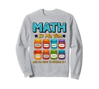 Math Is My Jam and Im Here To Spread It Funny Teacher Math Sudadera