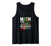 Math Is My Jam And I'm Here To Spread It Lógica nerd ||--- Camiseta sin Mangas