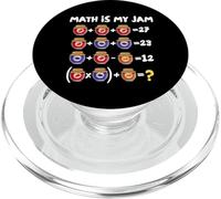 Math Is My Jam, Divertido Rompecabezas con Problemas, diseño para Profesores PopSockets PopGrip para MagSafe