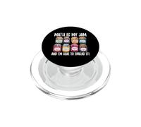 Math Is My Jam Funny Matemáticas Profesor Álgebra Cálculo Estudiante PopSockets PopGrip para MagSafe