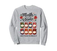 Math Is My Jam Funny Volver a la Escuela Profesor de matemáticas Sudadera