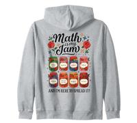 Math Is My Jam Funny Volver a la Escuela Profesor de matemáticas Sudadera con Capucha