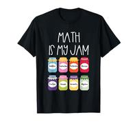 Math Is My Jam Matemáticas Profesor Stem Aula Álgebra Geometría Camiseta