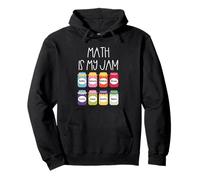Math Is My Jam Matemáticas Profesor Stem Aula Álgebra Geometría Sudadera con Capucha