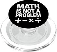 Math Is Not A Problem - Cita Divertida de Stem PopSockets PopGrip para MagSafe