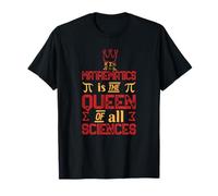 Math is Queen All Sciences Regalo Divertido para Profesor Camiseta