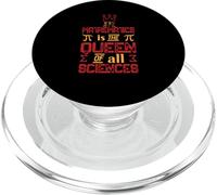 Math is Queen All Sciences Regalo Divertido para Profesor PopSockets PopGrip para MagSafe