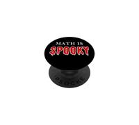 Math is Spooky - Funny School Teacher & Kids Halloween Joke PopSockets PopGrip Adhesivo