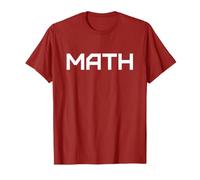 Math Lover Stem Álgebra Geometría Cálculo Diseño Minimalista Camiseta