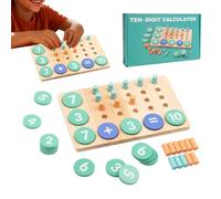 Math Manipulatives - 9.25x5.71x0.51 Inches, Educational Mathematics Teacher Aids | Addition And Subtraction Learning Math Games For 5-8 Years Old Children Kids Toddler