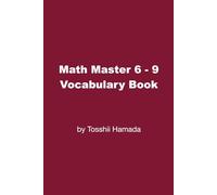Math Master 6 - 9 Vocabulary book