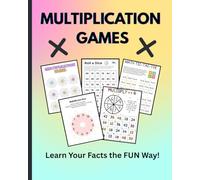 Math Multiplication Facts Games Workbook Worksheets Game for 3rd 4th 5th 6th Grade