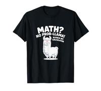 Math No Prob llama Alpaca My Calculator Divertido profesor de matemáticas Camiseta