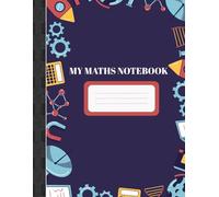 Math Notebook for Kids 1/2 Inch Squares: Graph Paper Notebook for Kids with Large Squares | Lined Graph Paper Composition | Large 8.5 x 11| Quad Ruled ... Students | Practice Workbook for School