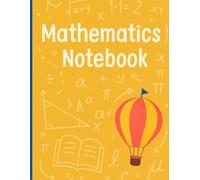 Math Notebook for Kids: Cute Math Practice Notebook for Elementary Students - Perfect for Exercises, Notes, and Daily Math Practice