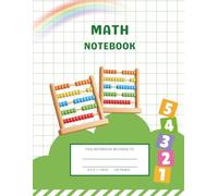 Math Notebook for Preschool: Graph Paper for Kids/ Large Squares (Can be Tear Off or Cut along the Dotted Lines) / 8 x 10 grid per page