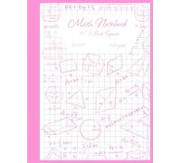 Math notebook graph paper 1/2 inch squares for kids Lined Graph Paper Composition Notebook [Large 8.5X11] 2 squares per inch