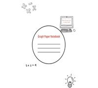 Math Notebook - Graph Paper Journal with Doodle Space: 200 Pages of Grid Paper with Extra Blank Sheets for Drawing and Creativity