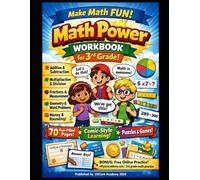 Math Power Workbook: 3rd Grade Practice with Comic-Style Illustrations