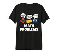 Math Problems Symbols Funny Back to School Men Women Kids Camiseta Premium