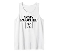 Math Pun Stay Positive Camiseta sin Mangas