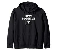 Math Pun Stay Positive Sudadera con Capucha