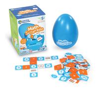 Learning Resources – Juego de matemáticas Math Scramble, sentido numérico, 1-4 jugadores, 5+ años